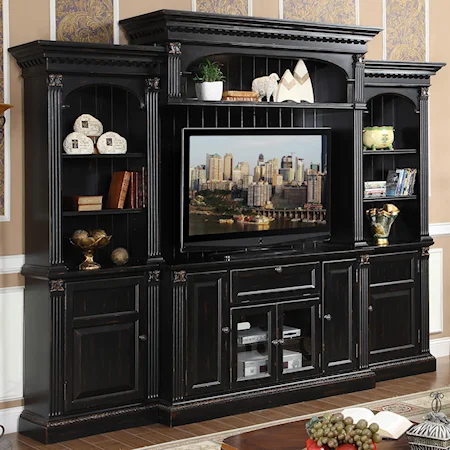 Hathaway Four-Piece Home Entertainment Unit